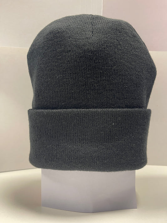 Winter Black Beanie with no School Logo ( Optional)
